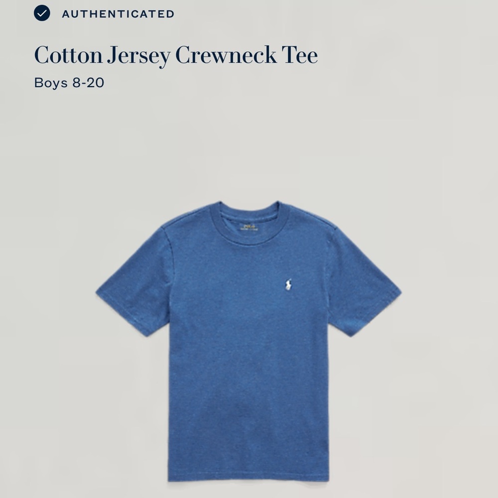Polo by Ralph Lauren Blue Short Sleeve Tee
